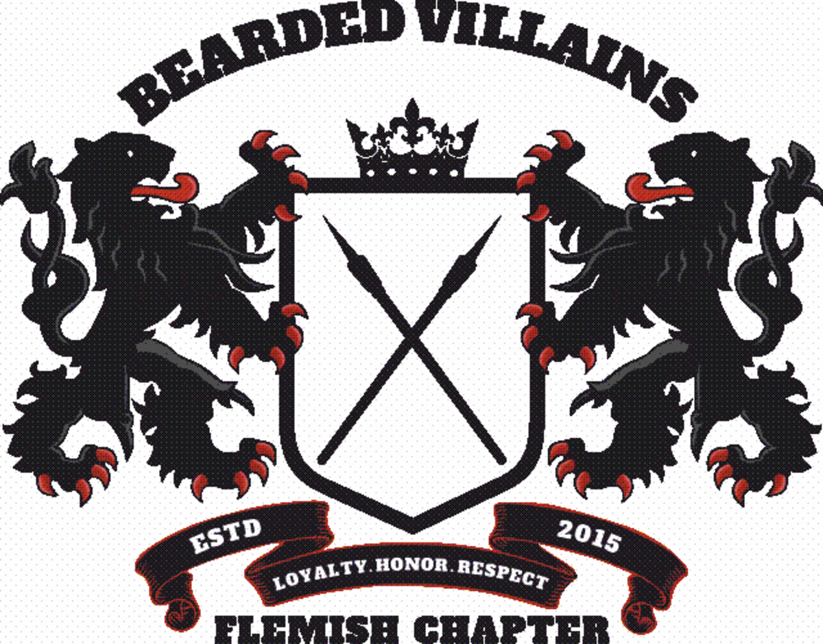 Bearded Villains Flemish Chapter logo